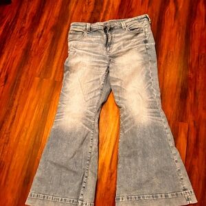 Bell bottomed AE plus size jeans